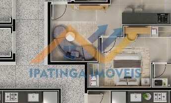 Imagem 6: Apartamento Kitchenette/Studio, 1 dormitório, 1 banheiros, 1 vaga na garagem, 38M² de Área