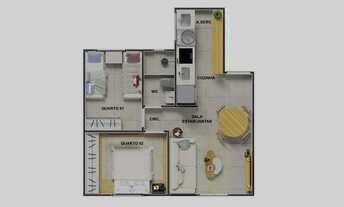 Imagem 7: Apartamentos no Uniq Sossego com Lazer Completo