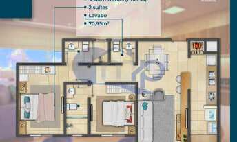 Imagem 5: Apartamento á venda com 2 suítes no centro de Torres/RS