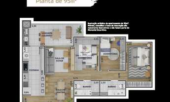 Imagem 2: Apartamento Odeon com 3 quartos Alto Padrão no bairro Parque da Represa em Jundiaí