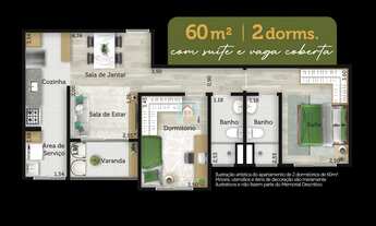 Imagem: Giardino Residencial Apartamentos 2 quartos