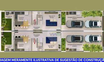 Imagem 3: Terreno 2 Lotes 125m² Construção Casas Venda, 250m² por R$ 125.000 - R Dirceu Ruiz de Tole