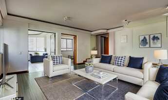 Imagem 2: Apartamento tipo para venda em Campo Belo com 4 quartos, sendo 2 suítes, 253m²