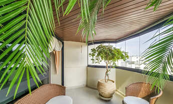 Imagem 3: Apartamento tipo para locação em Moema com 4 quartos, sendo 4 suítes, 198m²