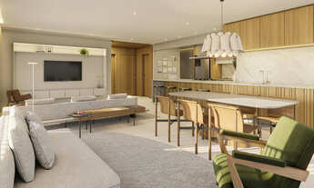 Imagem 2: Apartamento para venda em Campo Belo com 3 quartos, sendo 3 suítes , 131m²