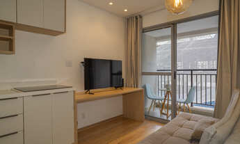 Imagem 2: Apartamento tipo para venda em Indianópolis com 1 quarto, sendo 1 suíte, 31m²