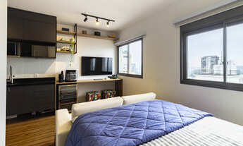 Imagem 2: Apartamento tipo para venda em Pinheiros com 1 quarto, sendo 1 suíte, 24m²