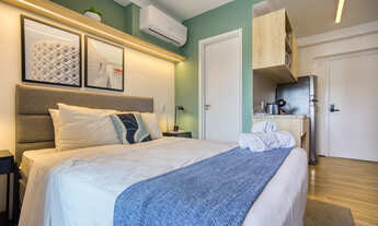 Imagem 2: Studio para locação em Indianópolis com 1 quarto, 23m²