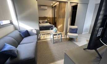 Imagem 6: Flat disponível para locação no Hotel Hampton Park, com 33m², 1 dormitório e 1 vaga de gar