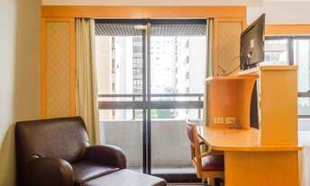 Imagem 2: Flat disponível para venda no Quality Paulista, com 29m², 1 dormitório e 1 vaga