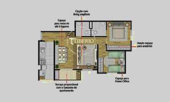 Imagem 5: Paradiso Campestre | Construtora Tibério | Pronto | 59 metros 3 dormitórios | suíte