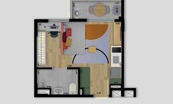 Imagem 4: Statiton Vila Madalena | Construtora Viver SP | Construção | 25 metros | studio