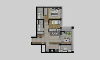 Imagem 4: Vista Madalena | Construtora You,Inc | Construção | 61 metros | 02 dormitórios | suíte