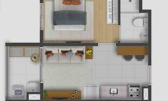 Imagem 5: Beside Santa Cecilia | Construtora Arquiplan | Pronto | 28 metros | 01 suíte