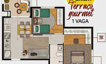 Imagem 4: Specialle Barueri | Construtora Deveck | Pronto | 54 metros 2 dormitórios | varanda