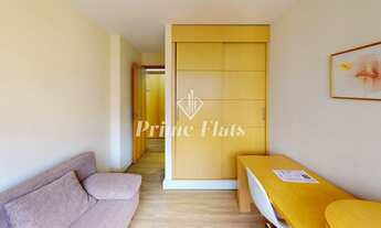 Imagem 4: Flat disponível para locação no Transamérica Executive Jardins, com 28m², 1 dormitório e 1