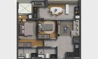 Imagem 5: Botaní Pompeia | Construtora Gamaro | Pronto | 60 metros | 02 dormitórios | suíte