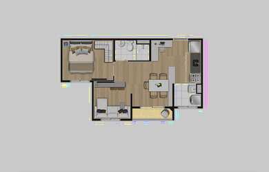 Imagem 6: Dom Jaraguá | Construtora Econ | Pronto para morar | 37 metros | 02 dormitórios