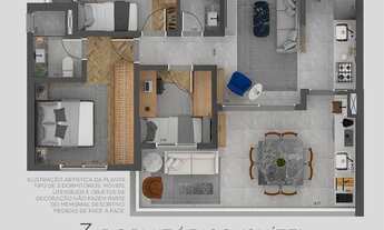 Imagem 4: Altis Santana | Construtora Namour | Pronto | 81 metros | 03 dormitórios | suíte