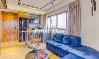 Imagem 2: Flat disponível para locação no Cyrela by Pininfarina no Itaim Bibi, com 49m², 1 dormitóri
