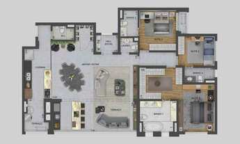 Imagem 5: Expression Ibirapuera | Construtora Eztec | Pronto | 169 metros | 04 suítes