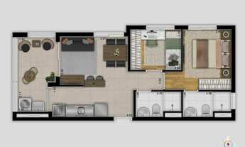 Imagem 5: Station Bresser | Construtora Vinx | Pronto | 49 metros | 02 dormitórios | suíte