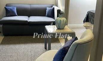 Imagem 7: Flat disponível para locação no Hotel Hampton Park, com 33m², 1 dormitório e 1 vaga de gar