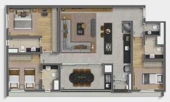 Imagem 5: Terrarium Perdizes | Construtora Rem | Construção | 108 metros | 03 suítes
