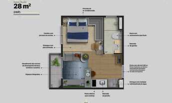 Imagem 5: Welconx Vila Romana | Construtora Conx | Pronto | 28 metros | studios | com varanda