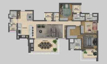 Imagem 5: Haute Brooklin | Construtora Eztec | Pronto | 138 metros | 04 dormitórios | 02 suítes