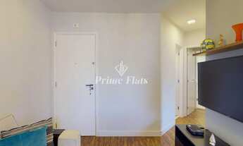 Imagem 2: Flat disponível para locação no The First Free Flex Residence no Jardins, com 80 m², 2 dor