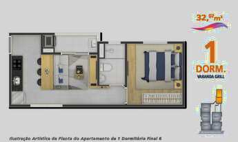 Imagem 4: Oh Freguesia | Construtora TS Engenharia | Construção | 32 metros | 01 dormitório