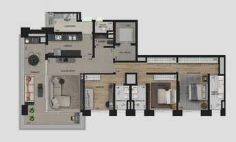 Imagem 6: Praça Lindenberg Macurapé | Construtora Lindenberg | Pronto | 154 metros | 03 suítes