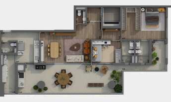 Imagem 4: H I Pinheiros By Setin | Construtora Setin | Pronto | 151 metros | 02 suítes