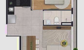 Imagem 5: Smile Parada Inglesa | Construtora Evo | Pronto | 32 metros | 01 dormitório