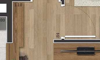 Imagem 4: Via Tucuruvi | Construtora Trovata | Pronto | 27 metros | 01 dormitório | com varanda