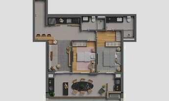 Imagem 4: Botaní Pompeia | Construtora Gamaro | Pronto | 79 metros | 02 dormitórios | suíte