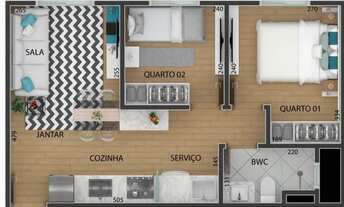 Imagem 5: Sete de Setembro 02 | Construtora Riformato | Construção | 40 metros | 02 dormitórios