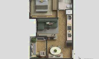 Imagem 5: Today Centro | Construtora Canopus | Pronto | 37 metros | 02 dormitórios