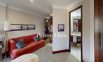 Imagem 3: Flat disponível para locação no Transamérica Prime International Plaza, com 29m², 1 dormit