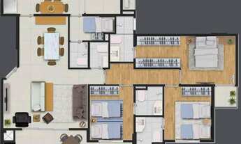 Imagem 4: Exclusiv Vila Mariana | Construtora ZKF | Pronto | 128 metros | 03 suítes