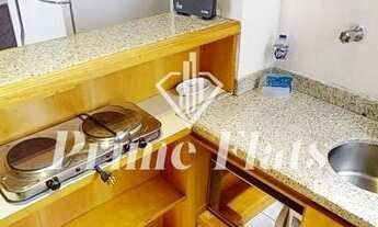 Imagem 3: Flat disponível para venda no Hotel Hampton Park, com 31m², 1 dormitório e 1 vaga