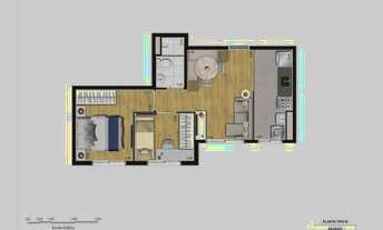 Imagem 4: Arena Kazzas Itaquera | Construtora Kazzas | Construção | 38 metros | 02 dormitórios