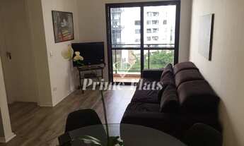 Imagem 3: Flat disponível para locação no Contemporâneo Home e Service, com 45m², 1 dormitório e 1 v