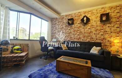 Imagem 4: Flat disponível para venda no Morumbi Residence, com 34m², 1 dormitório e 1 vaga de garage