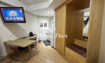 Imagem 2: Flat disponível para venda no Hotel Bienal Suítes, com 28m², 1 dormitório e 1 vaga