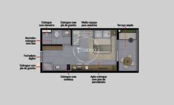 Imagem 4: Infini Vila Mariana | Construtora Tibério | Pronto | 28 metros | studio | com varanda