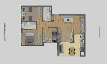 Imagem 4: Red Guilhermina | Construtora Econ | Construção | 69 metros | 03 dormitórios | suíte