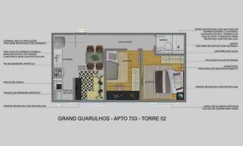 Imagem 6: Residencial Grand Guarulhos Construtora Mrv Construção 36 metros 02 dormitórios