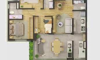 Imagem 4: Florea Bosque da Saúde | Construtora Namour | Construção | 89 metros | 03 dormitórios